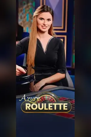 Tafel Roulette Azure met live dealer